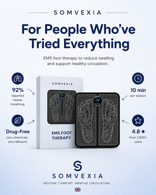 Somvexia | Fix swollen legs from home